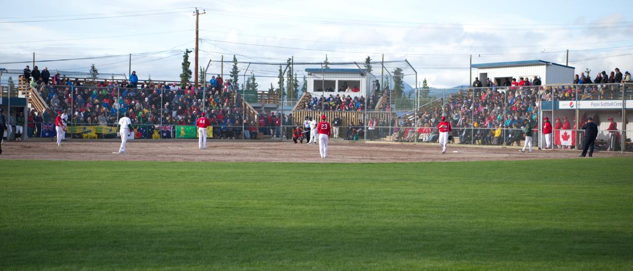 A 2017 World Softball Game at the Pepsi Centre